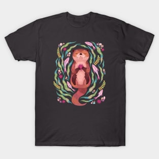 Otter Meditating 3 T-Shirt